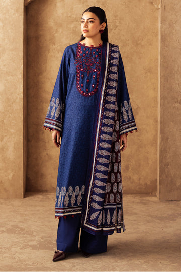 Zellbury Embroidered Shirt Dupatta - 0172 Online Shopping